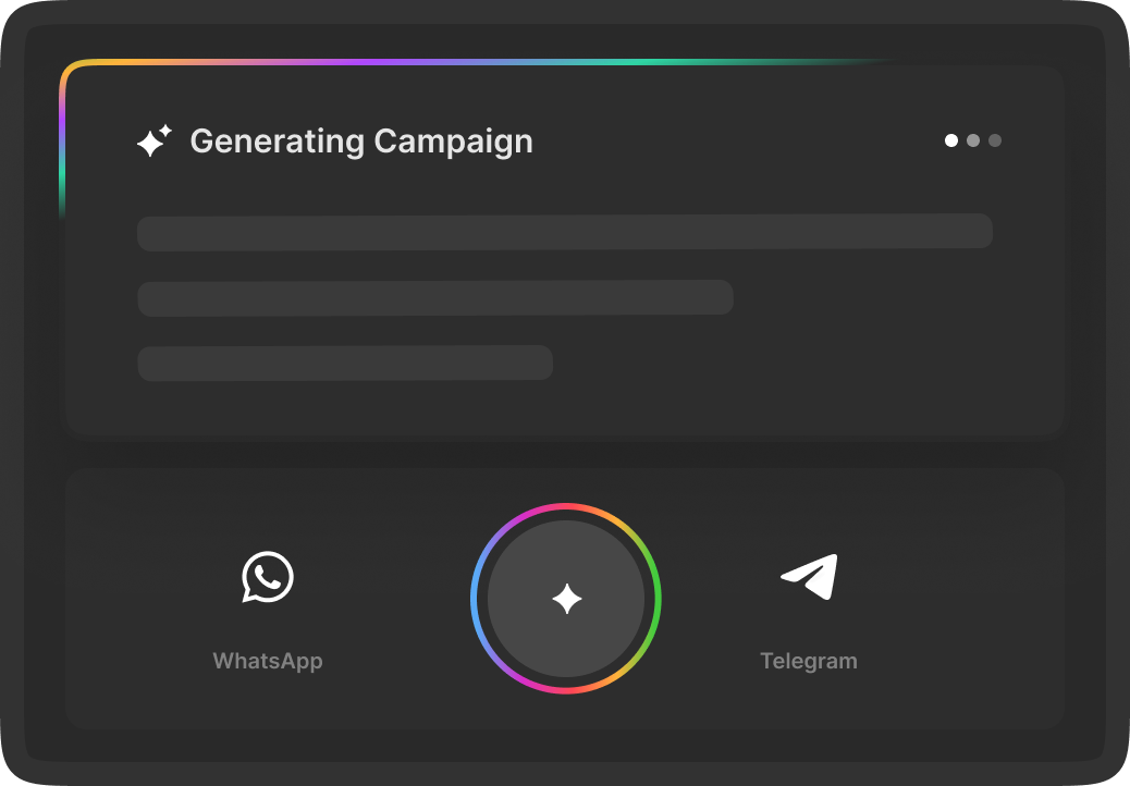 ⚡ <br><br> Faster, intelligent marketing.